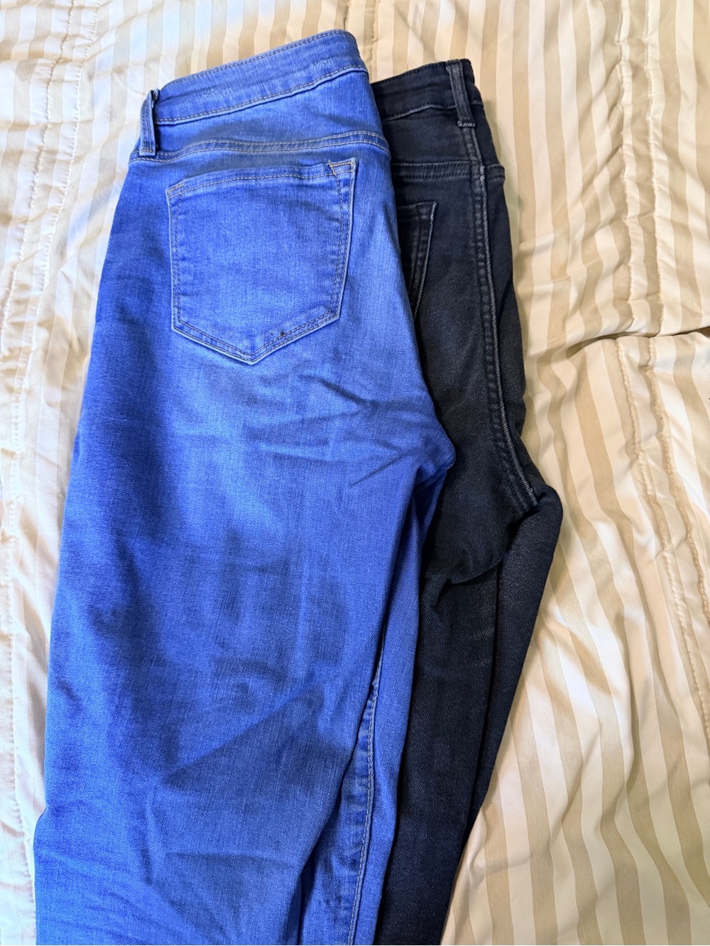 Old Navy Blue and Black Jeans Duo